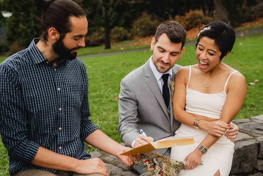 Cathedral Park Forest Park Elopement Photography 029