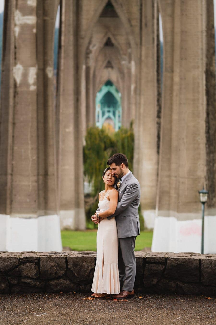 Cathedral Park Forest Park Elopement Photography 037