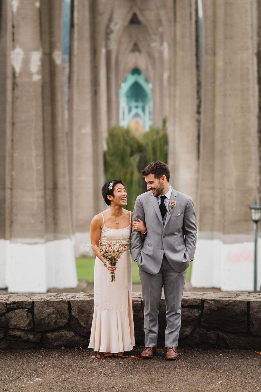 Cathedral Park Forest Park Elopement Photography 039