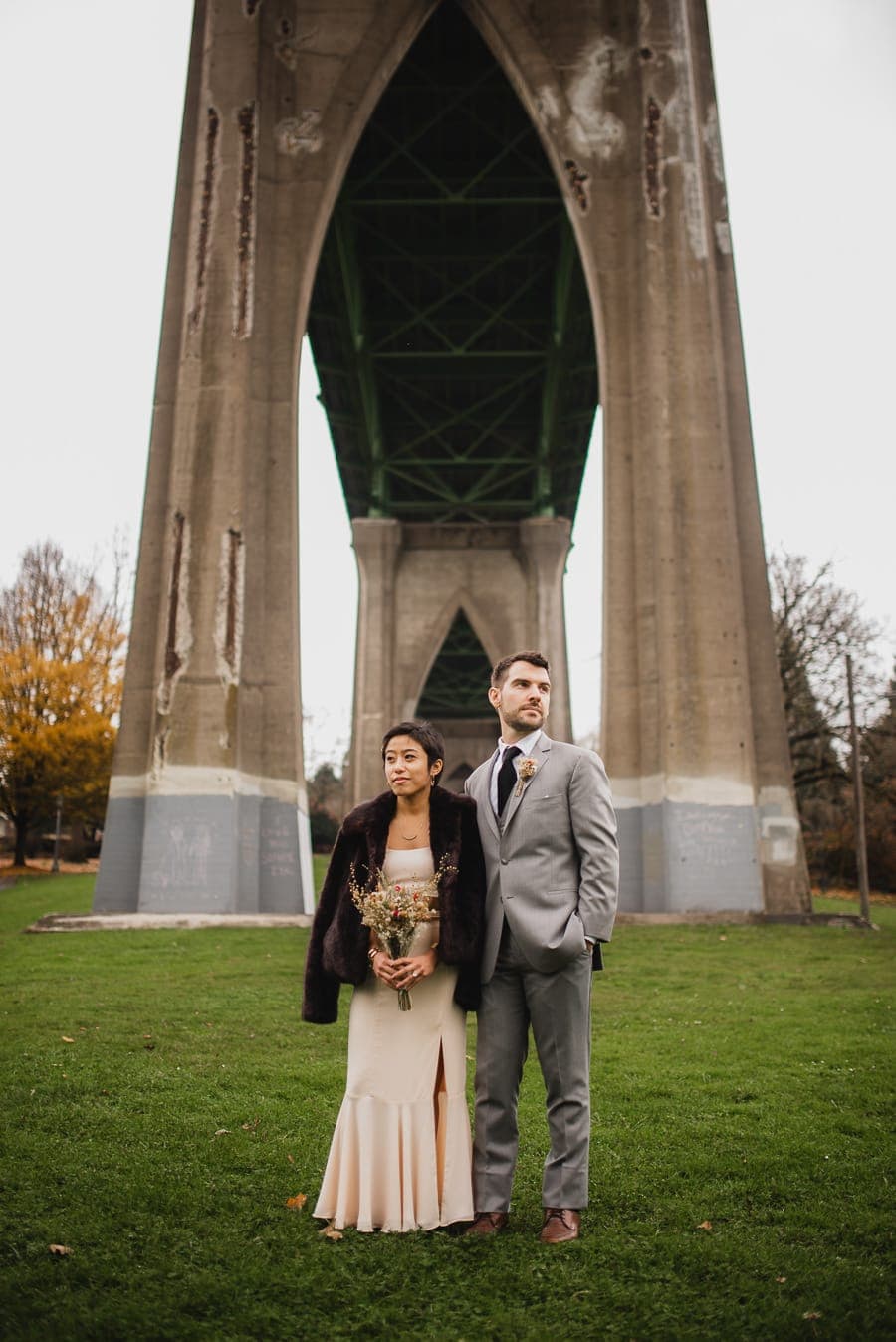 Cathedral Park Forest Park Elopement Photography 040