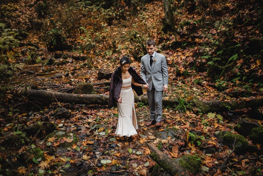 Cathedral Park Forest Park Elopement Photography 057