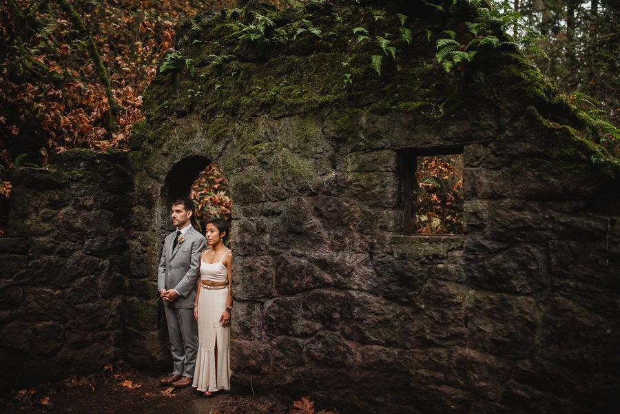 Cathedral Park Forest Park Elopement Photography 068