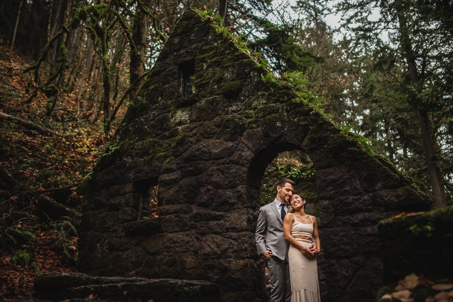 Cathedral Park Forest Park Elopement Photography 069