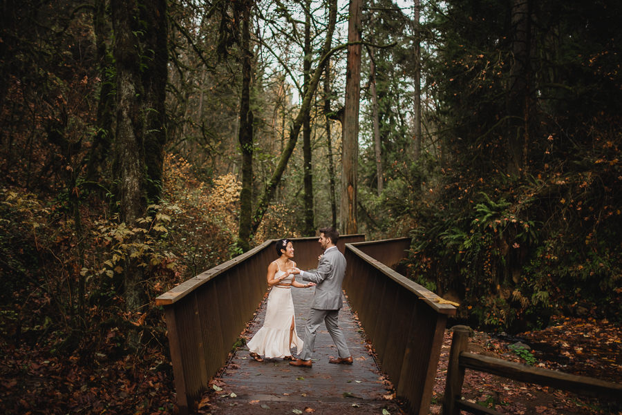 Cathedral Park Forest Park Elopement Photography 072
