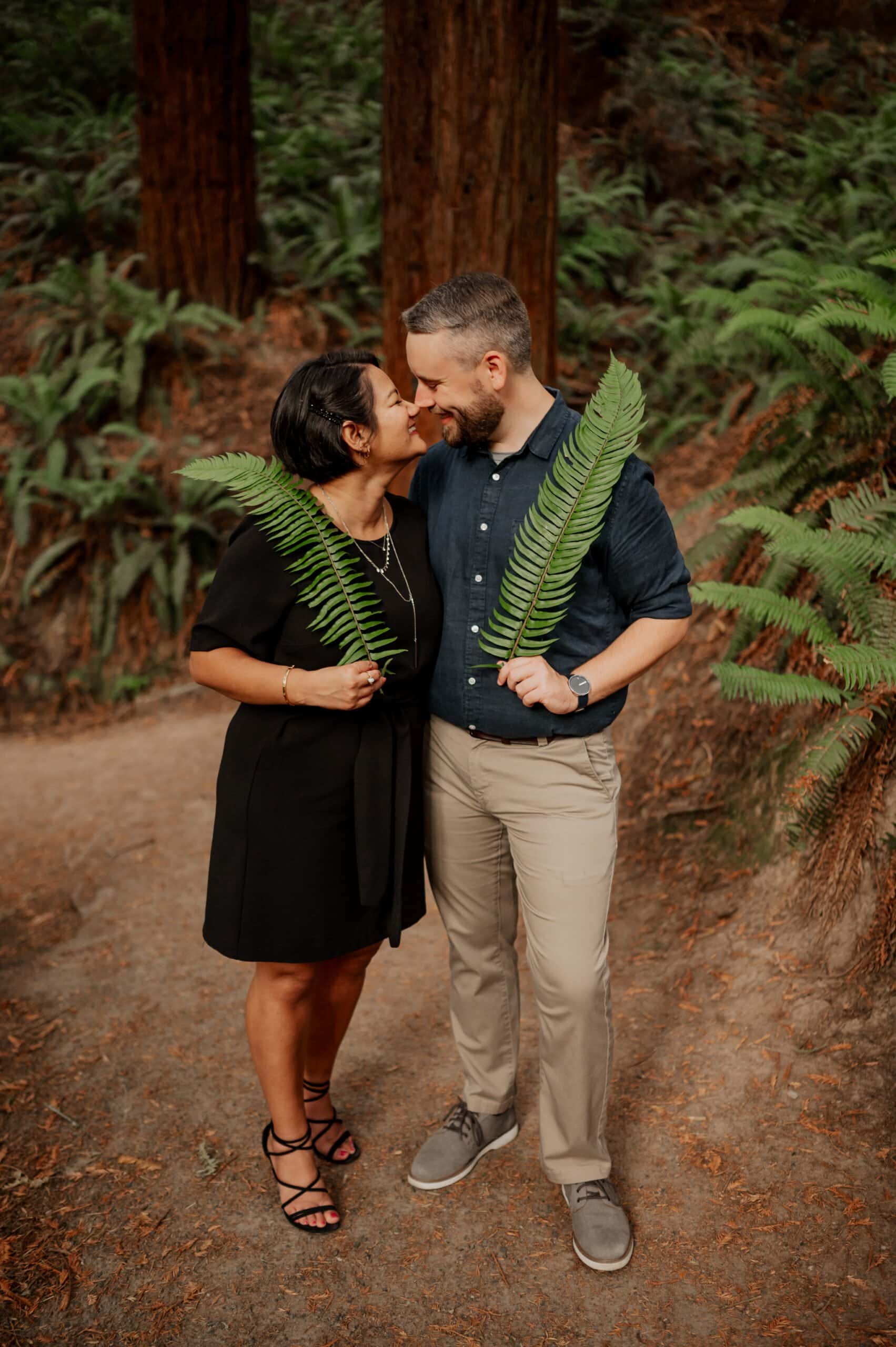 Hoyt Arboretum Redwood Deck Surprise Proposal Photography