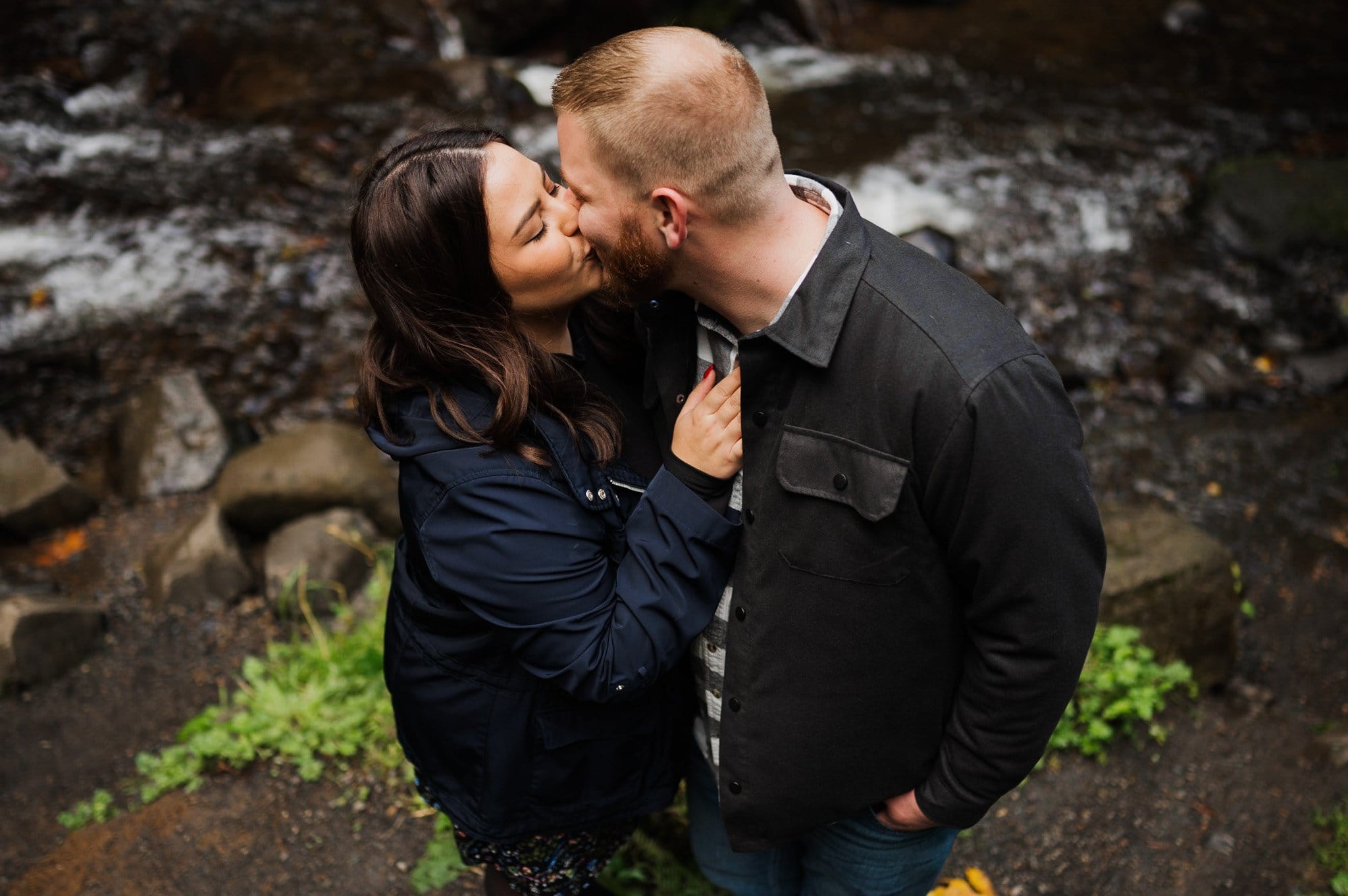 Latourell Falls Surprise Proposal Photography