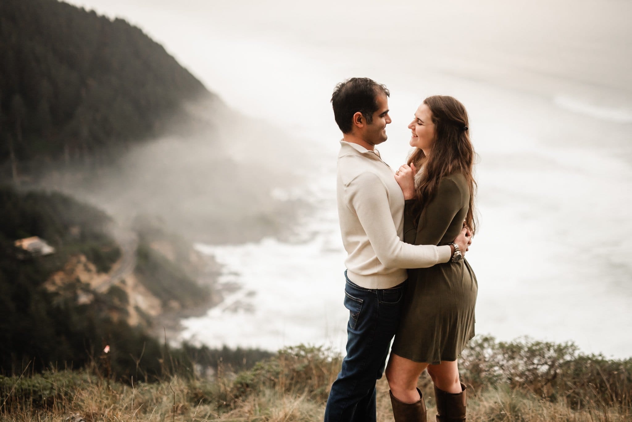 Oregon Coast Surprise Proposal Photography