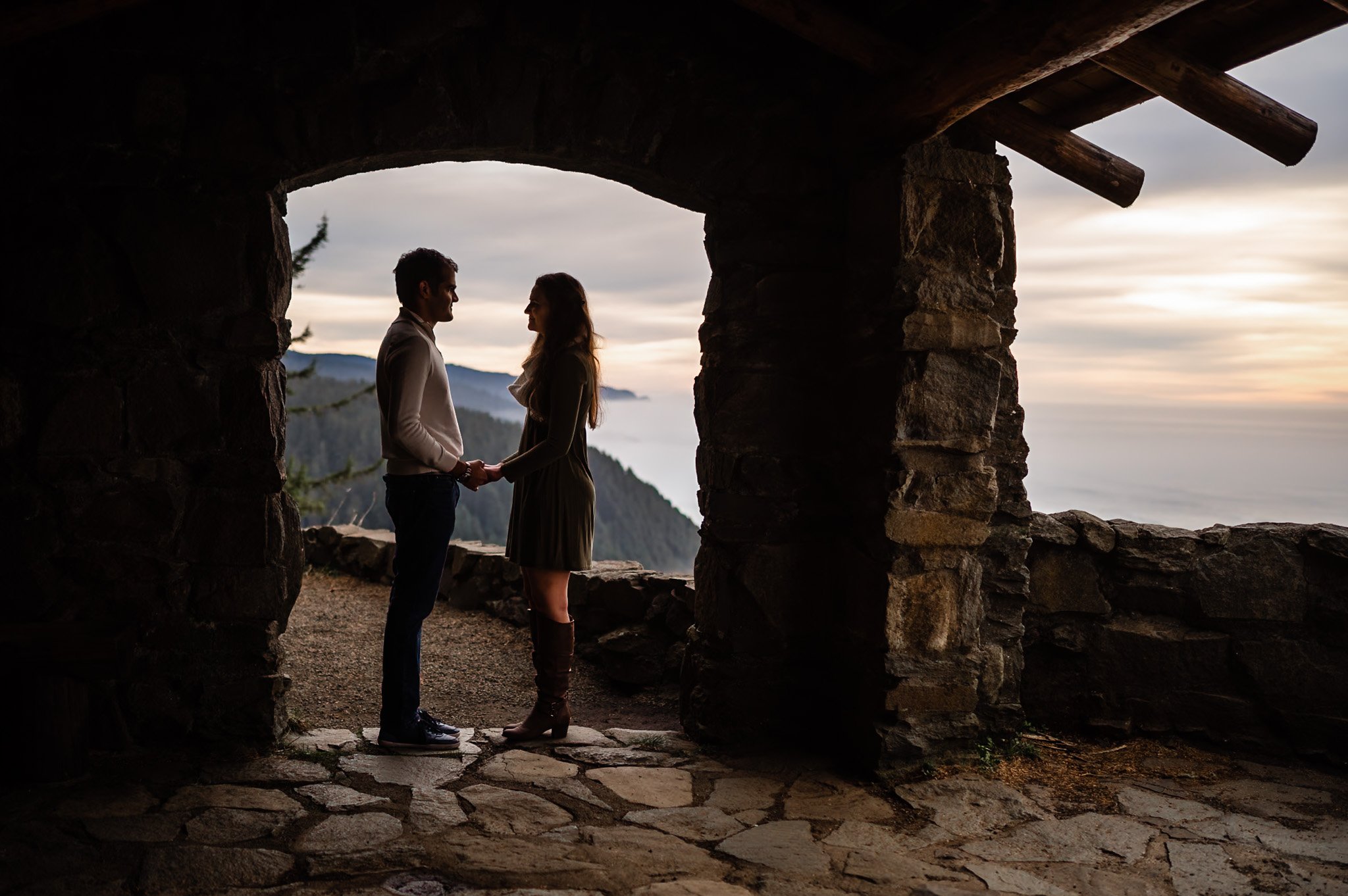 Oregon Coast Surprise Proposal Photography