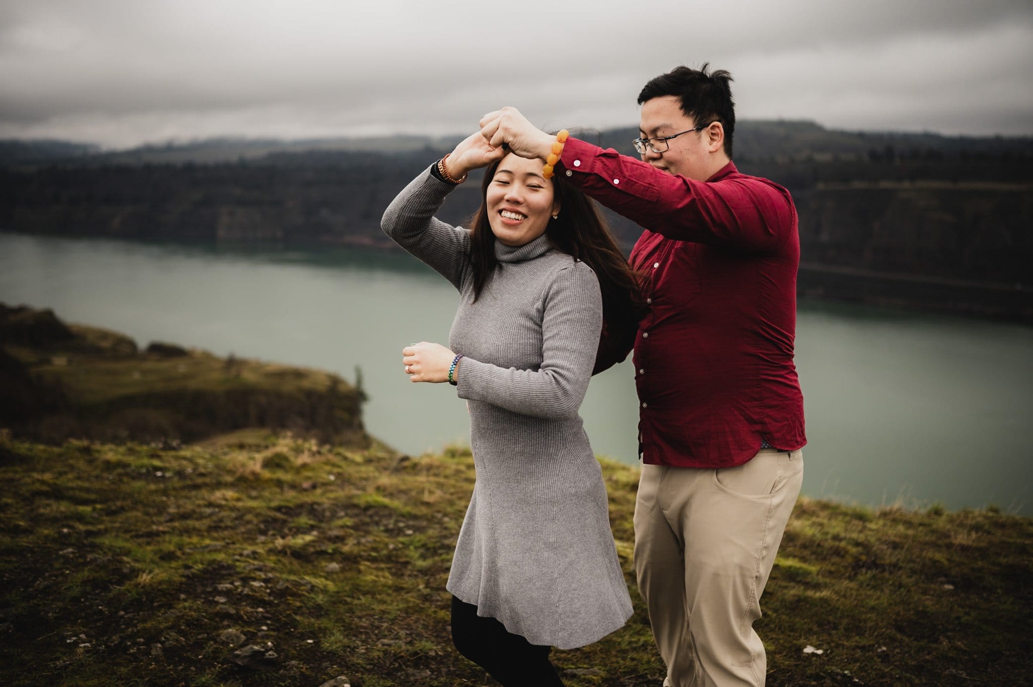 Rowena Crest Surprise Proposal Photography