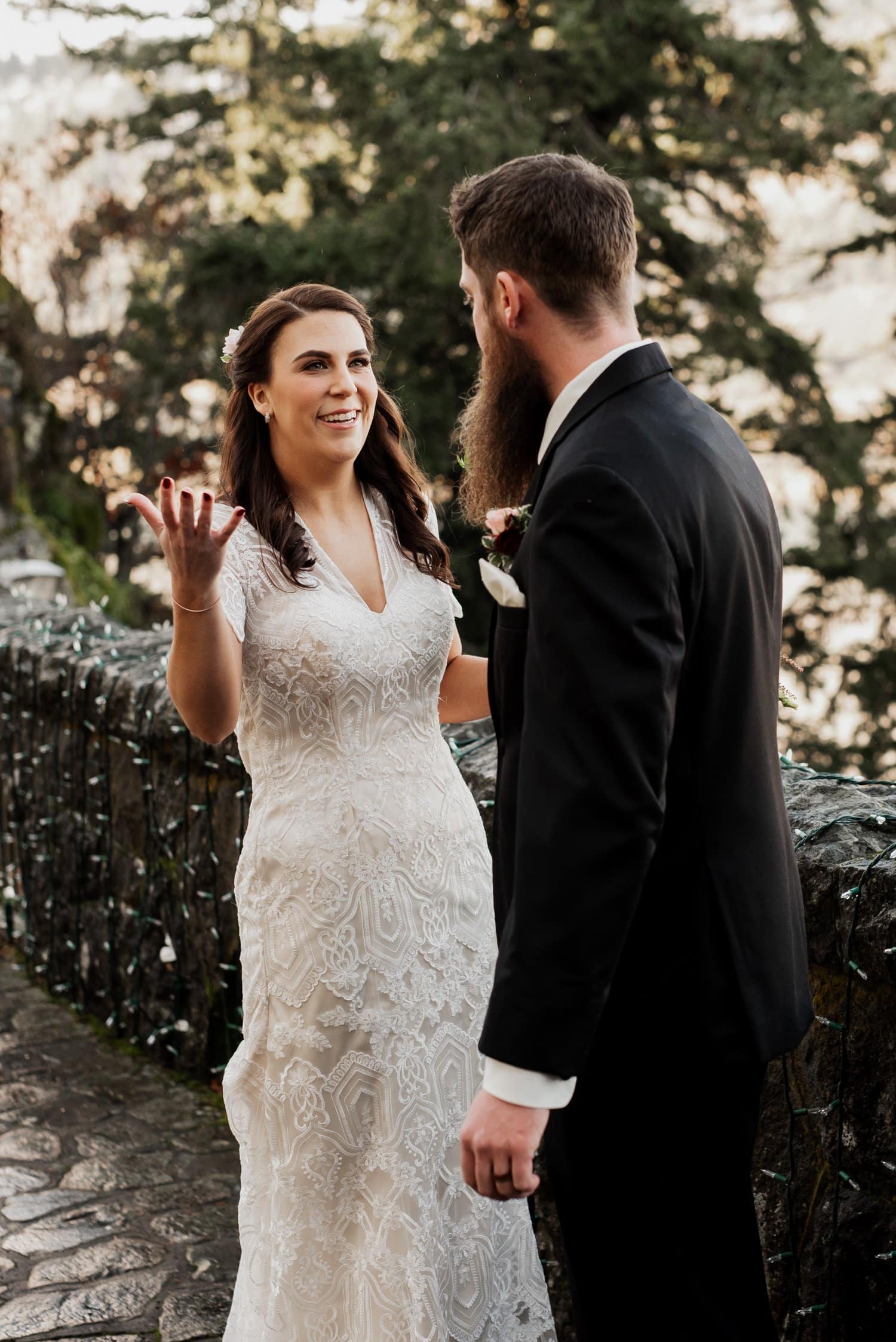 Columbia River Gorge Hotel Wedding Photography