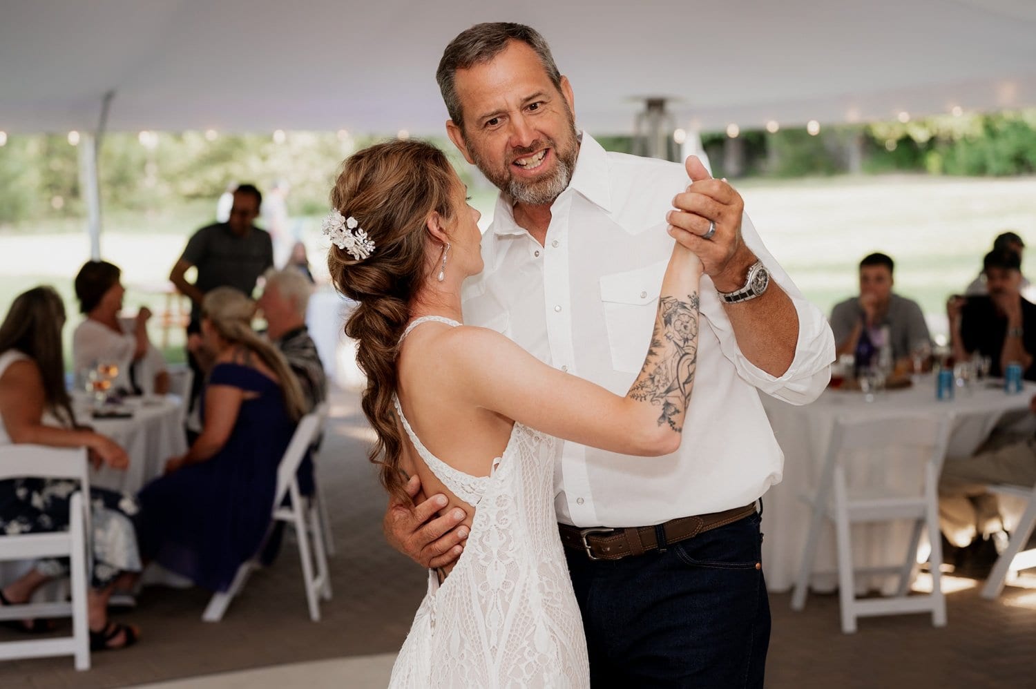 Summer Wedding At Coopers Spur Mountain Resort