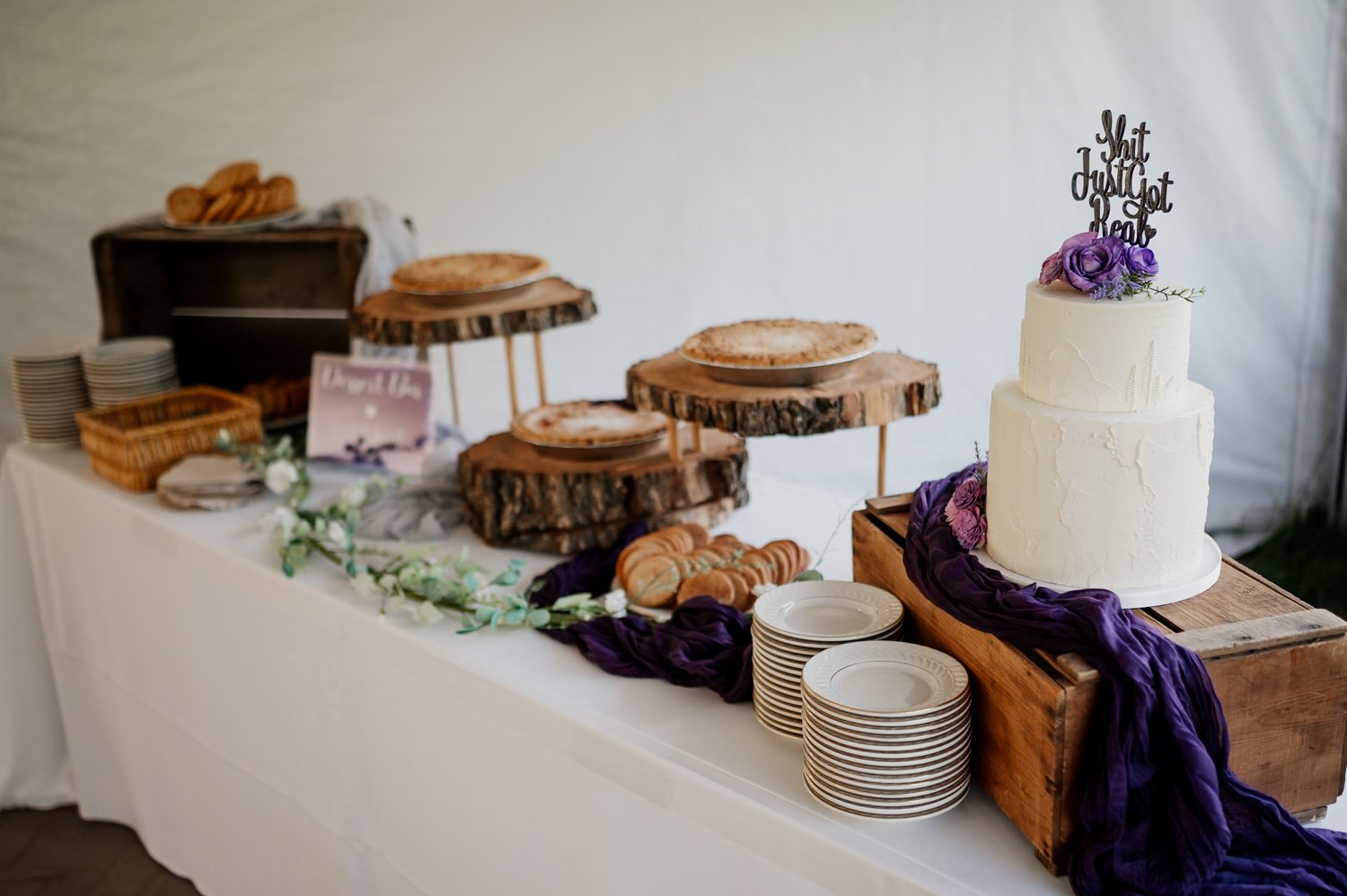 Summer Wedding At Coopers Spur Mountain Resort