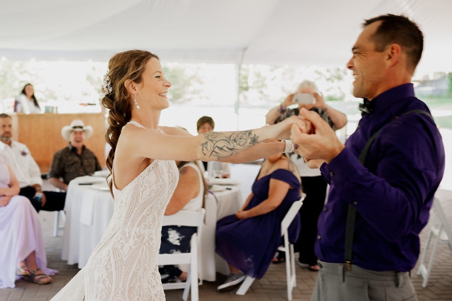 Summer Wedding At Coopers Spur Mountain Resort