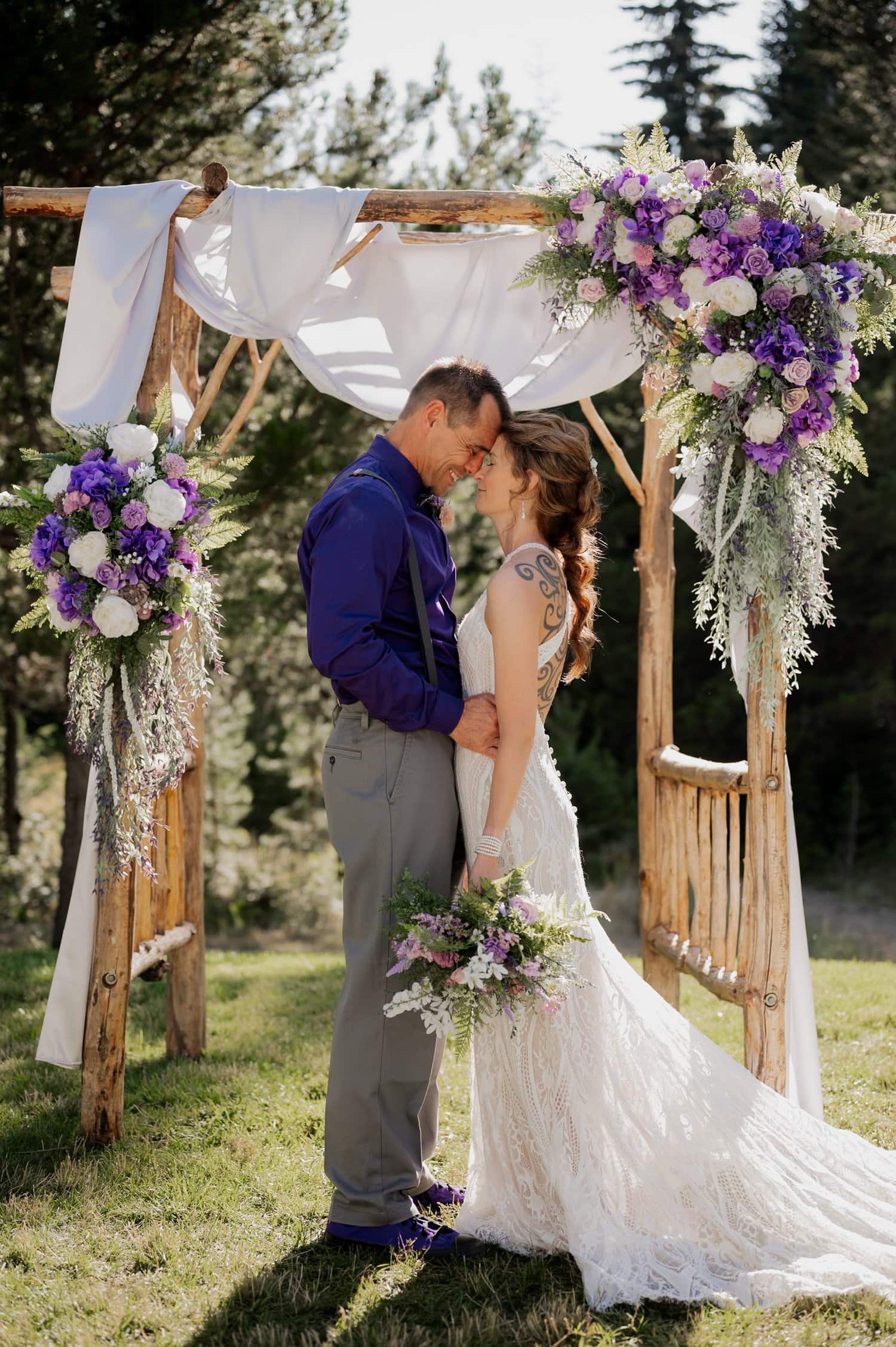 Summer Wedding At Coopers Spur Mountain Resort