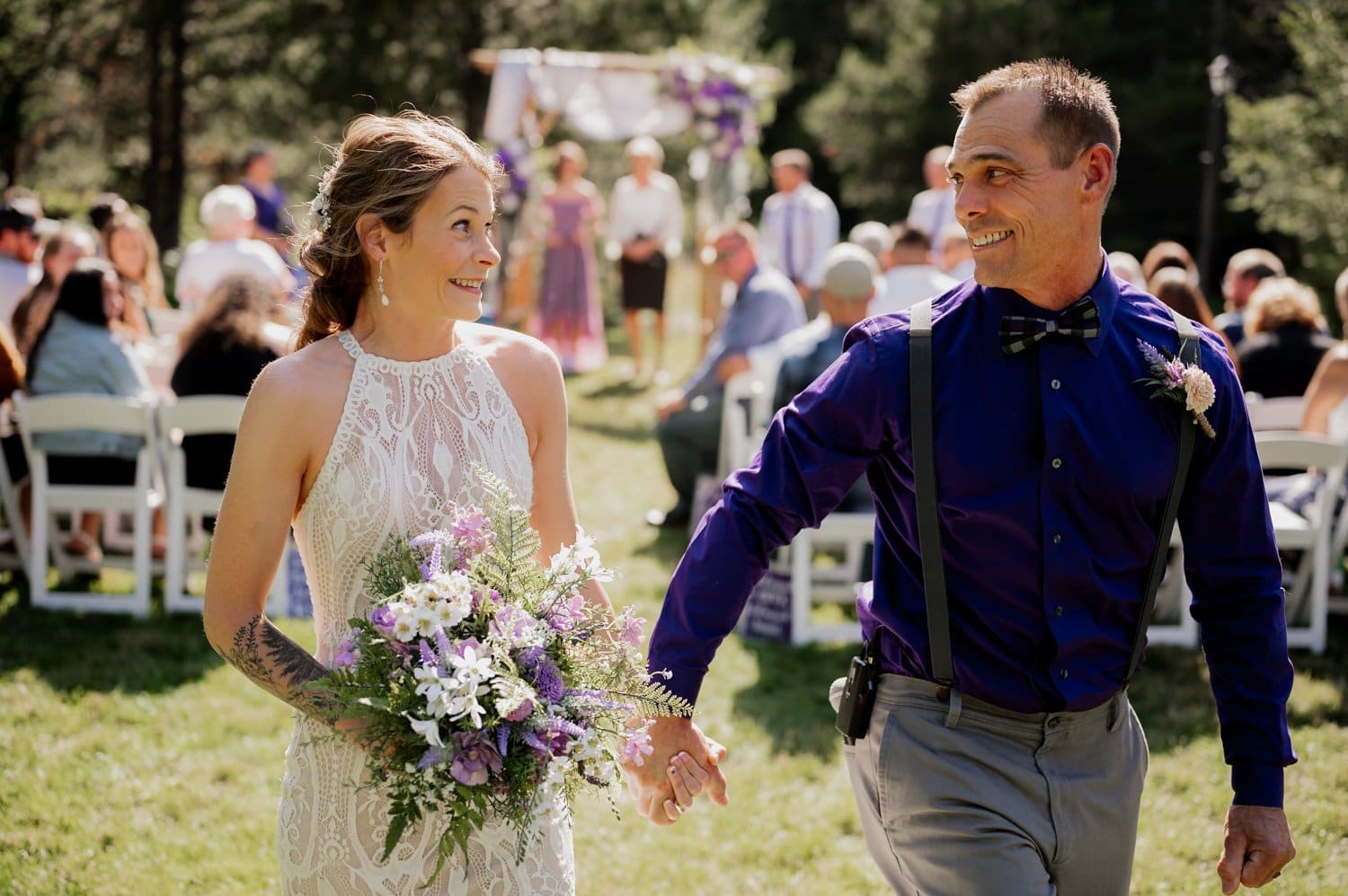 Summer Wedding At Coopers Spur Mountain Resort