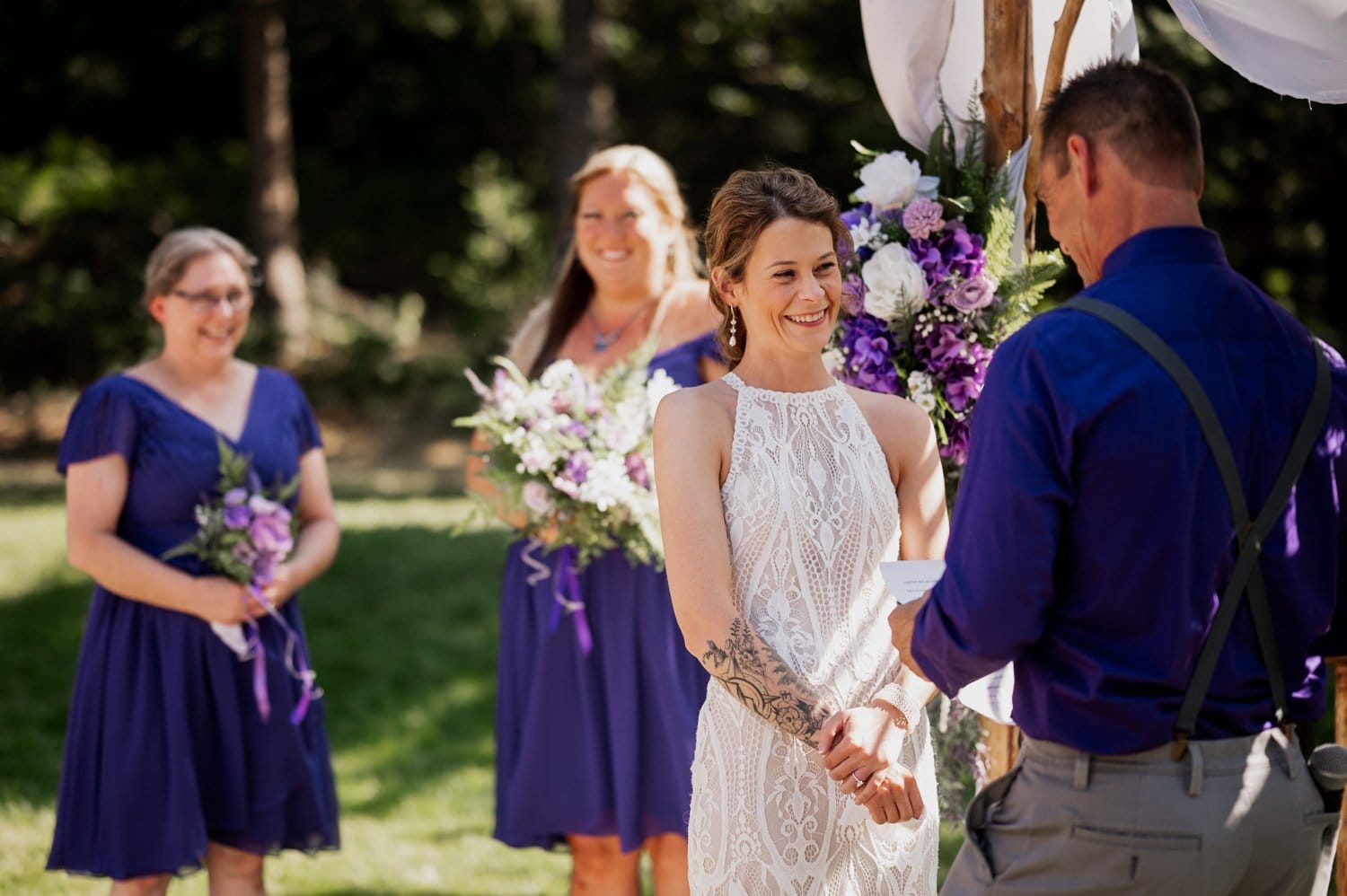 Summer Wedding At Coopers Spur Mountain Resort