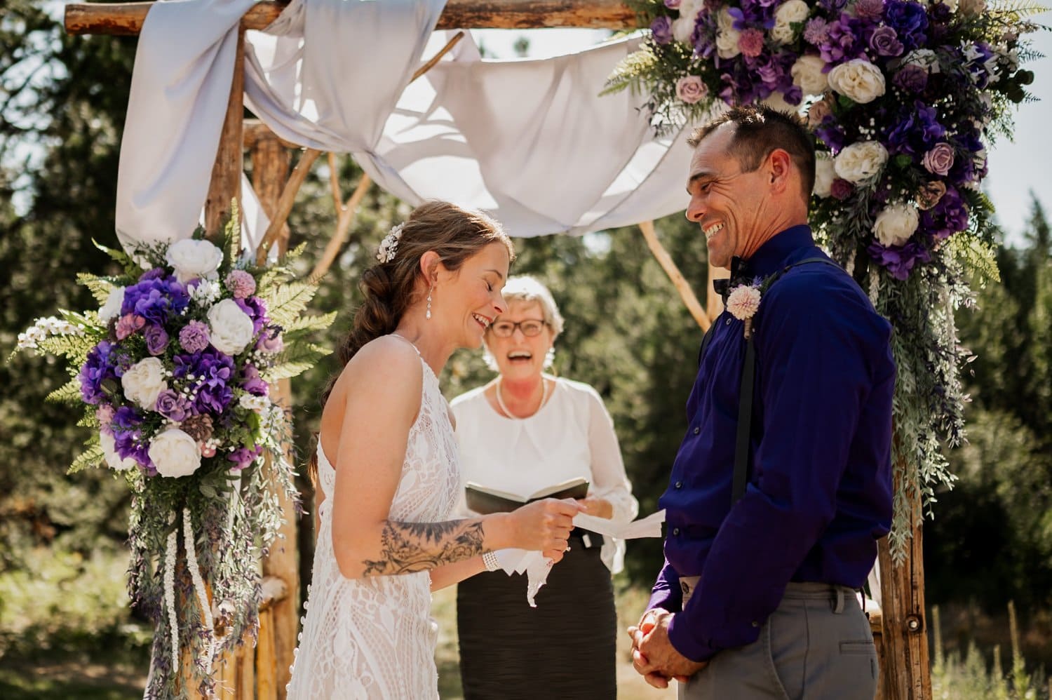 Summer Wedding At Coopers Spur Mountain Resort