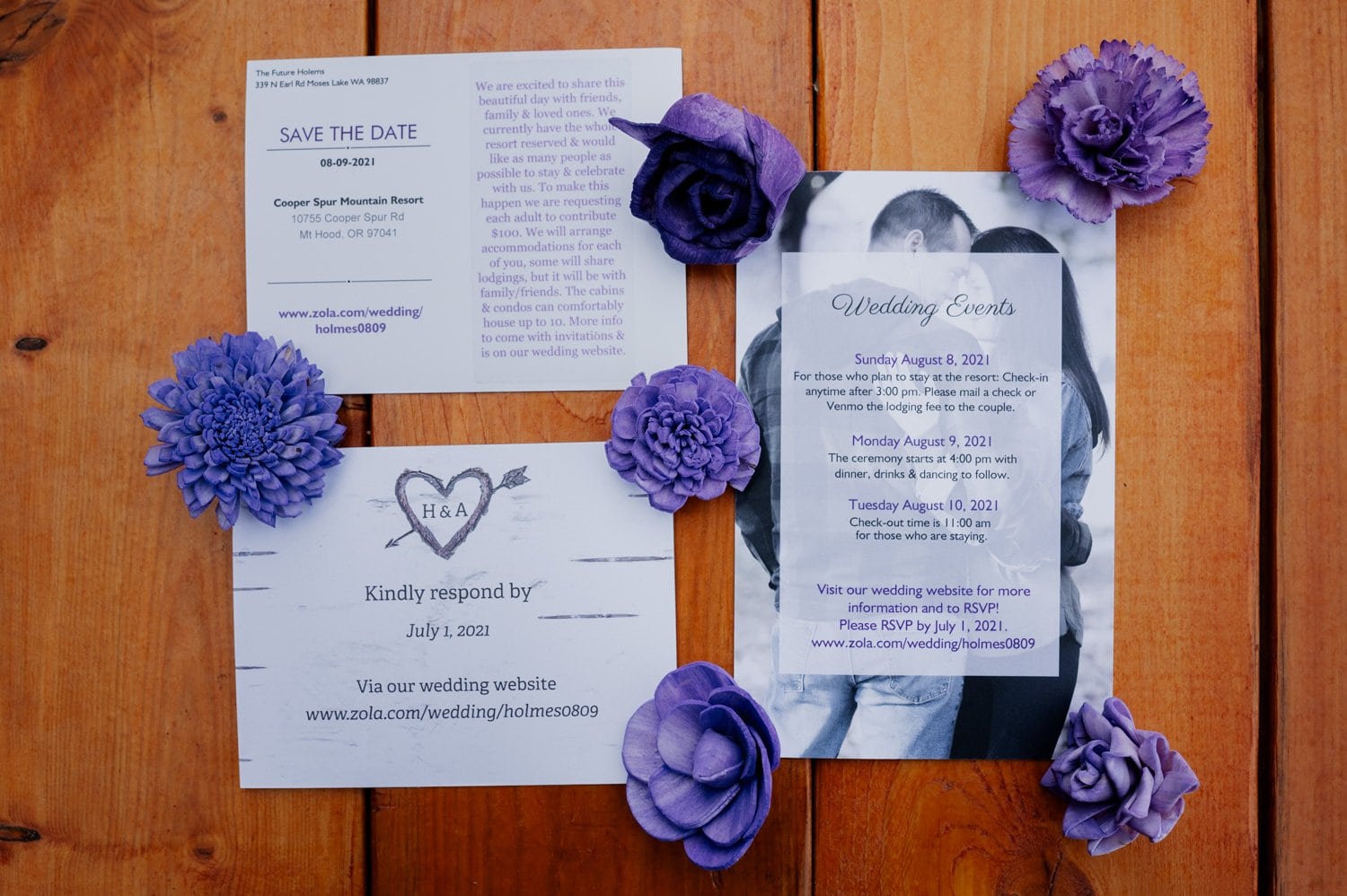 Summer Wedding At Coopers Spur Mountain Resort