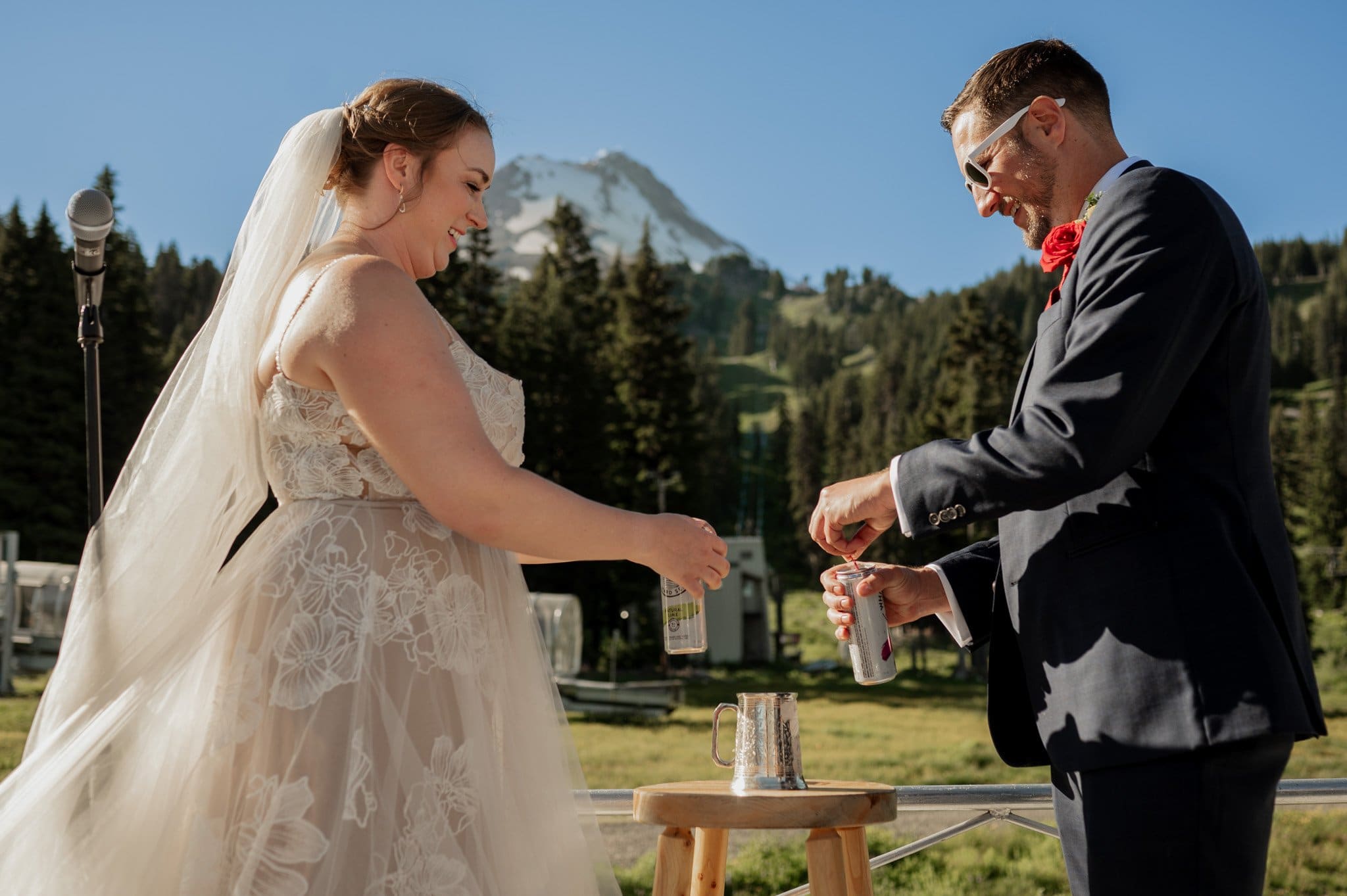 Summer Wedding At Mt Hood Meadows