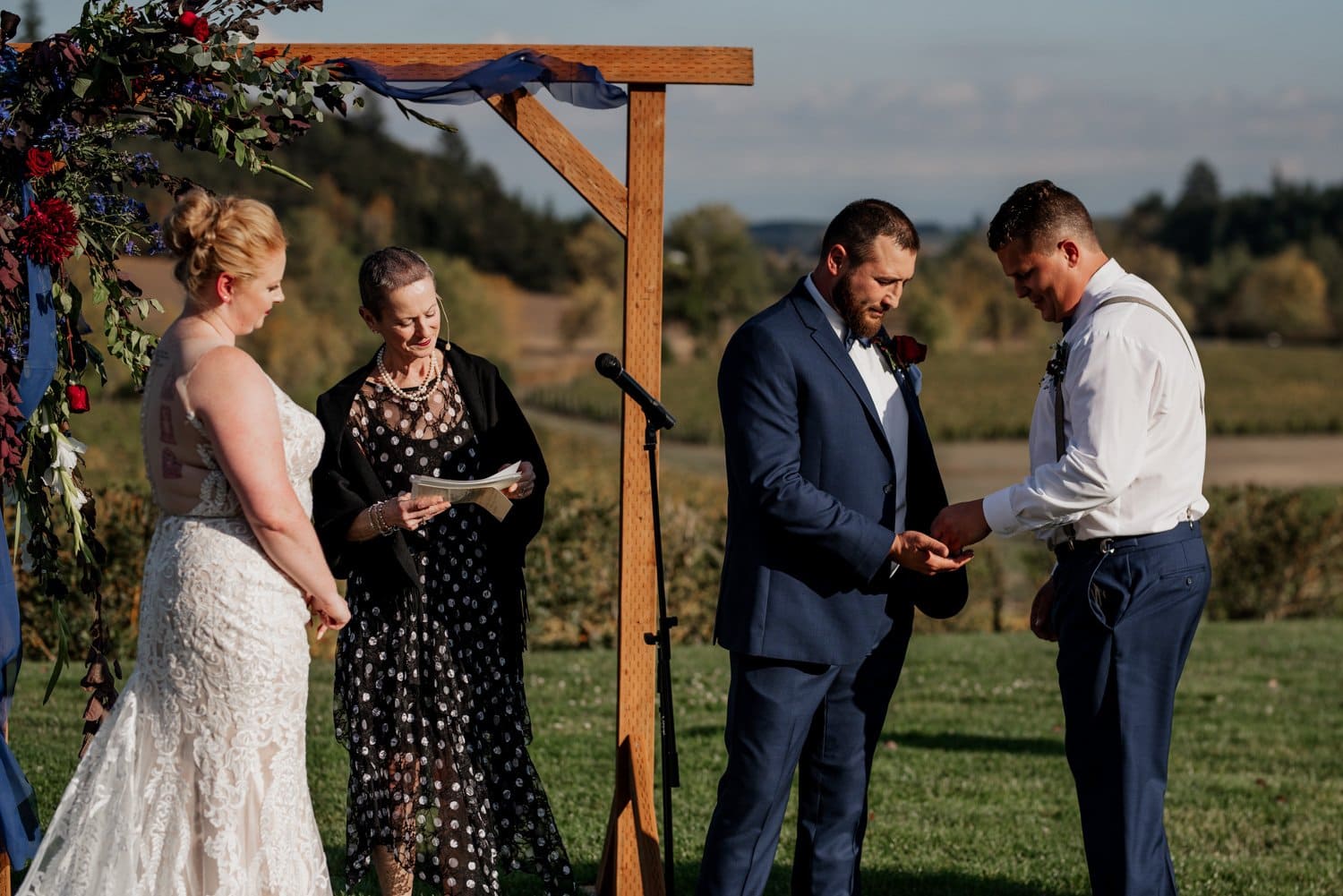 Beautiful Zenith Vineyard Wedding