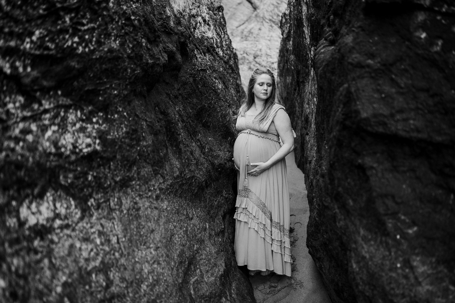 Sutro Bath San Francisco Maternity Session Photography