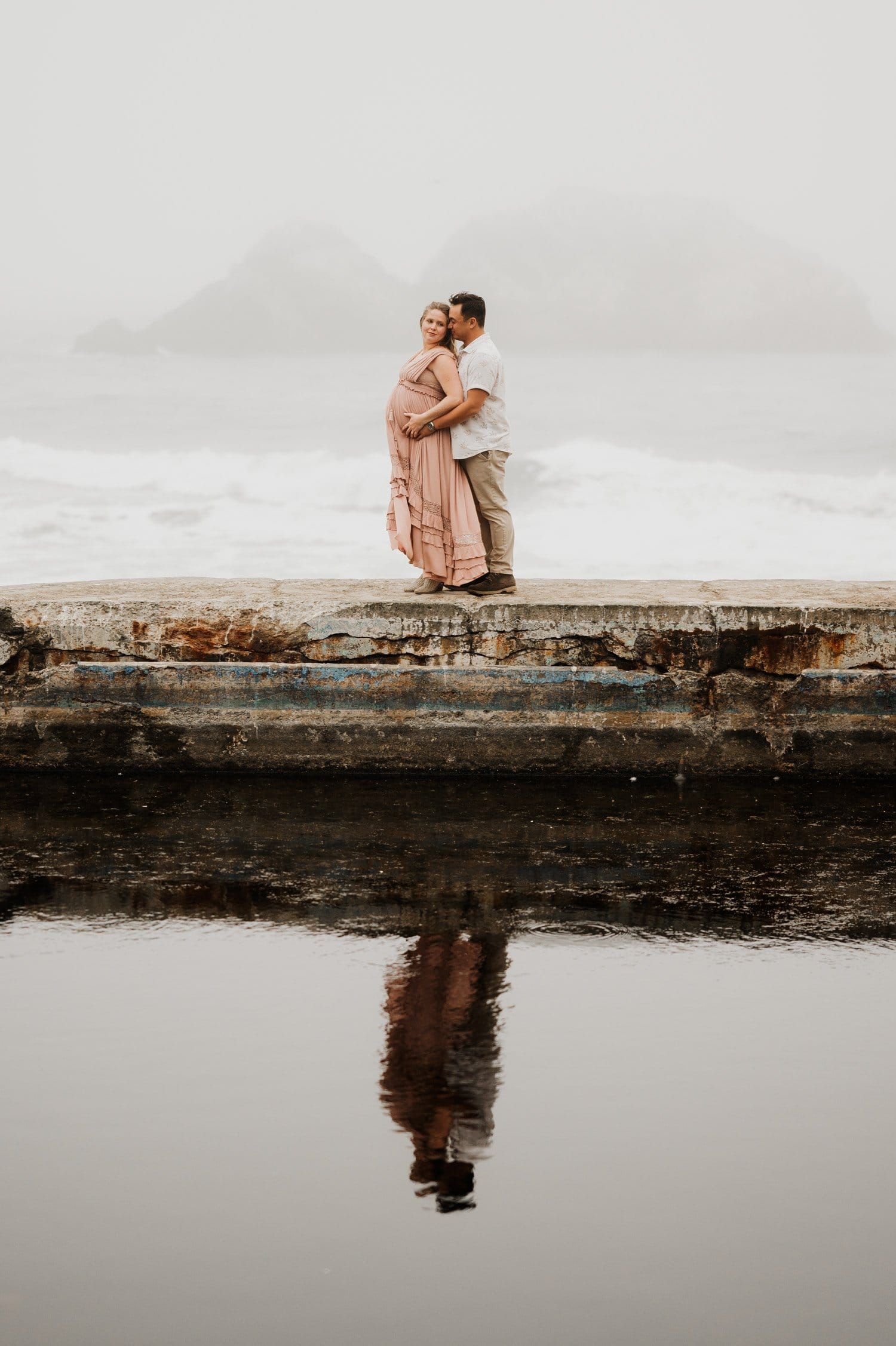 Sutro Bath San Francisco Maternity Session Photography