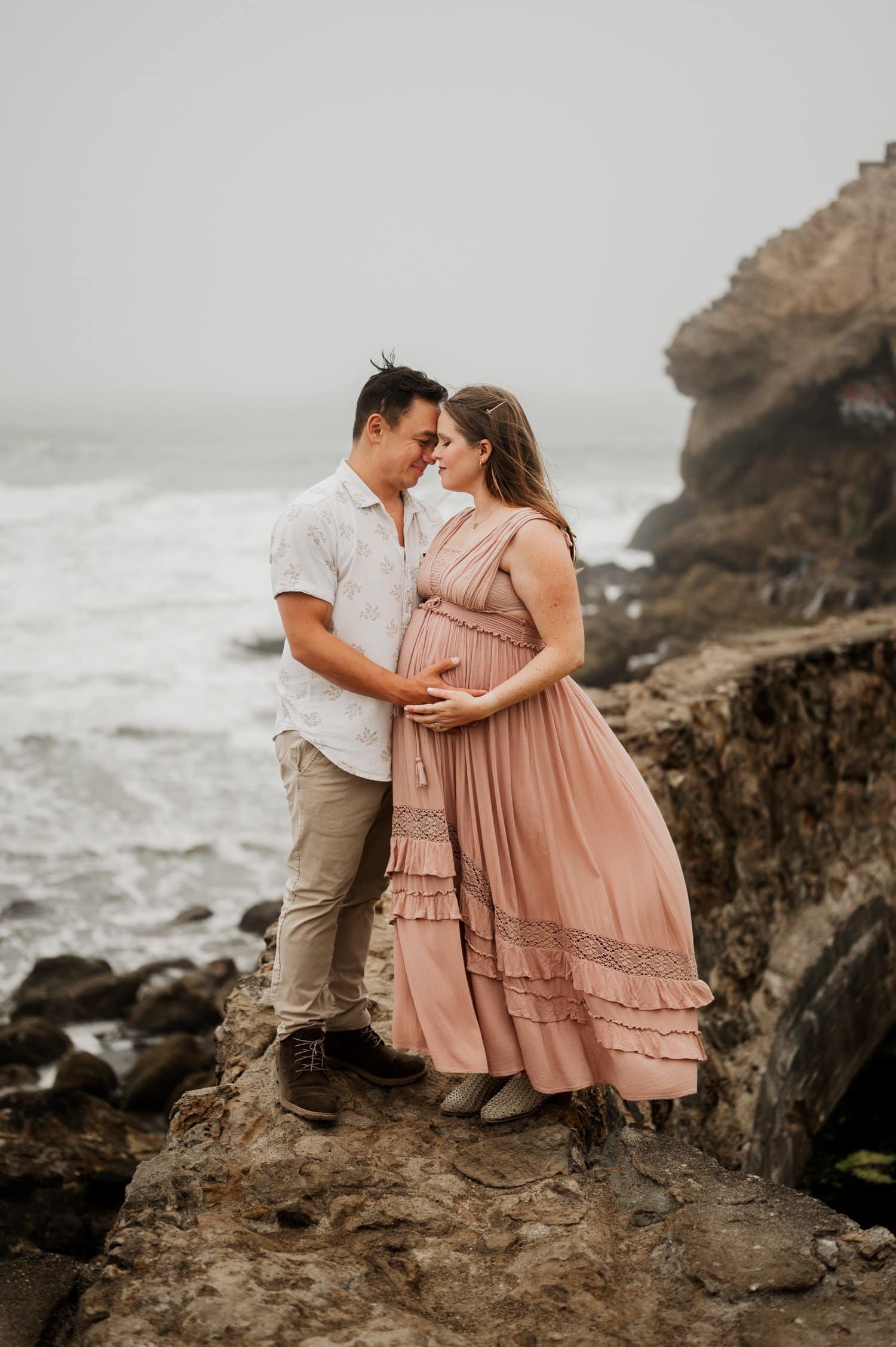 Sutro Bath San Francisco Maternity Session Photography