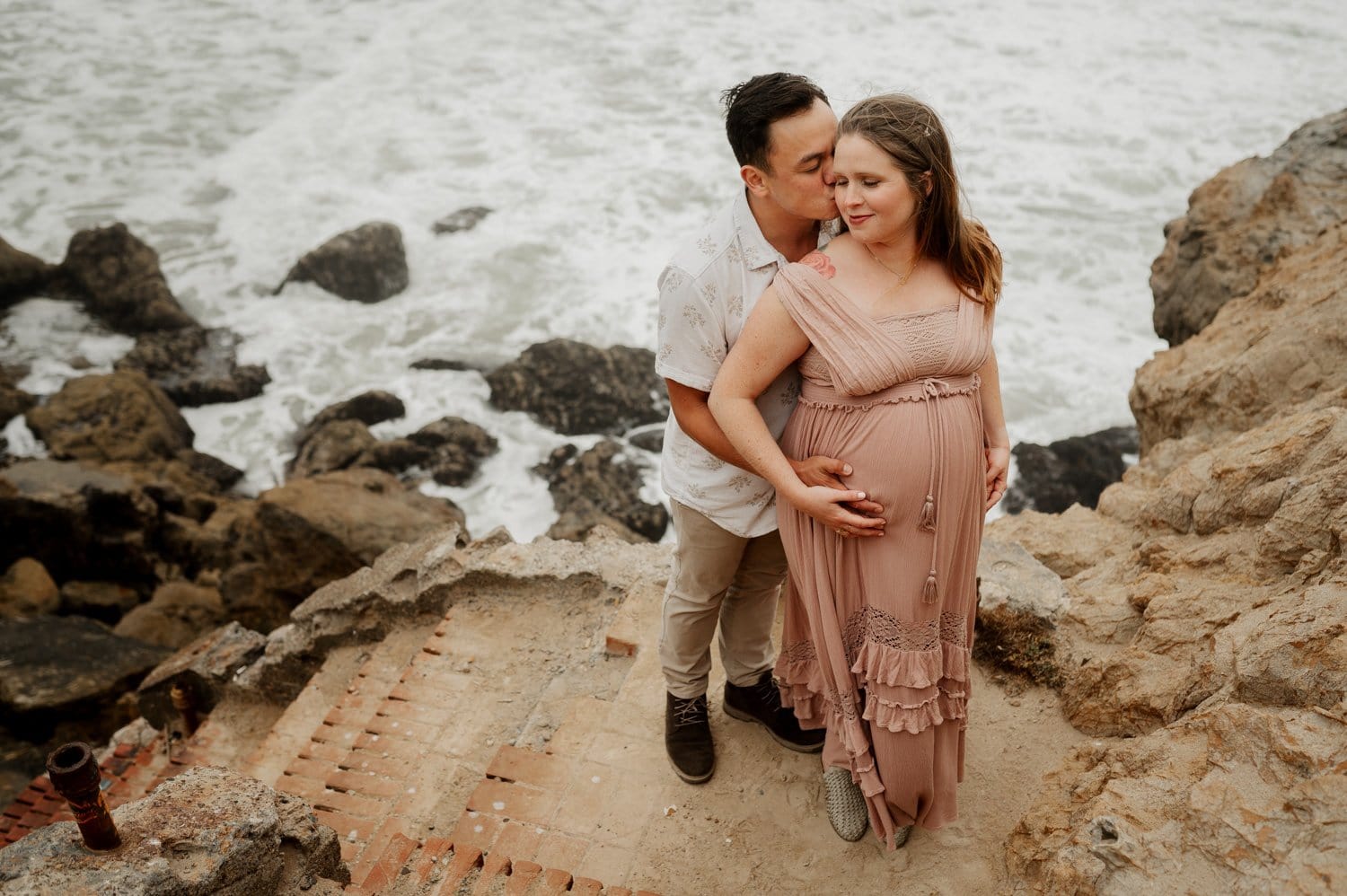 Sutro Bath San Francisco Maternity Session Photography