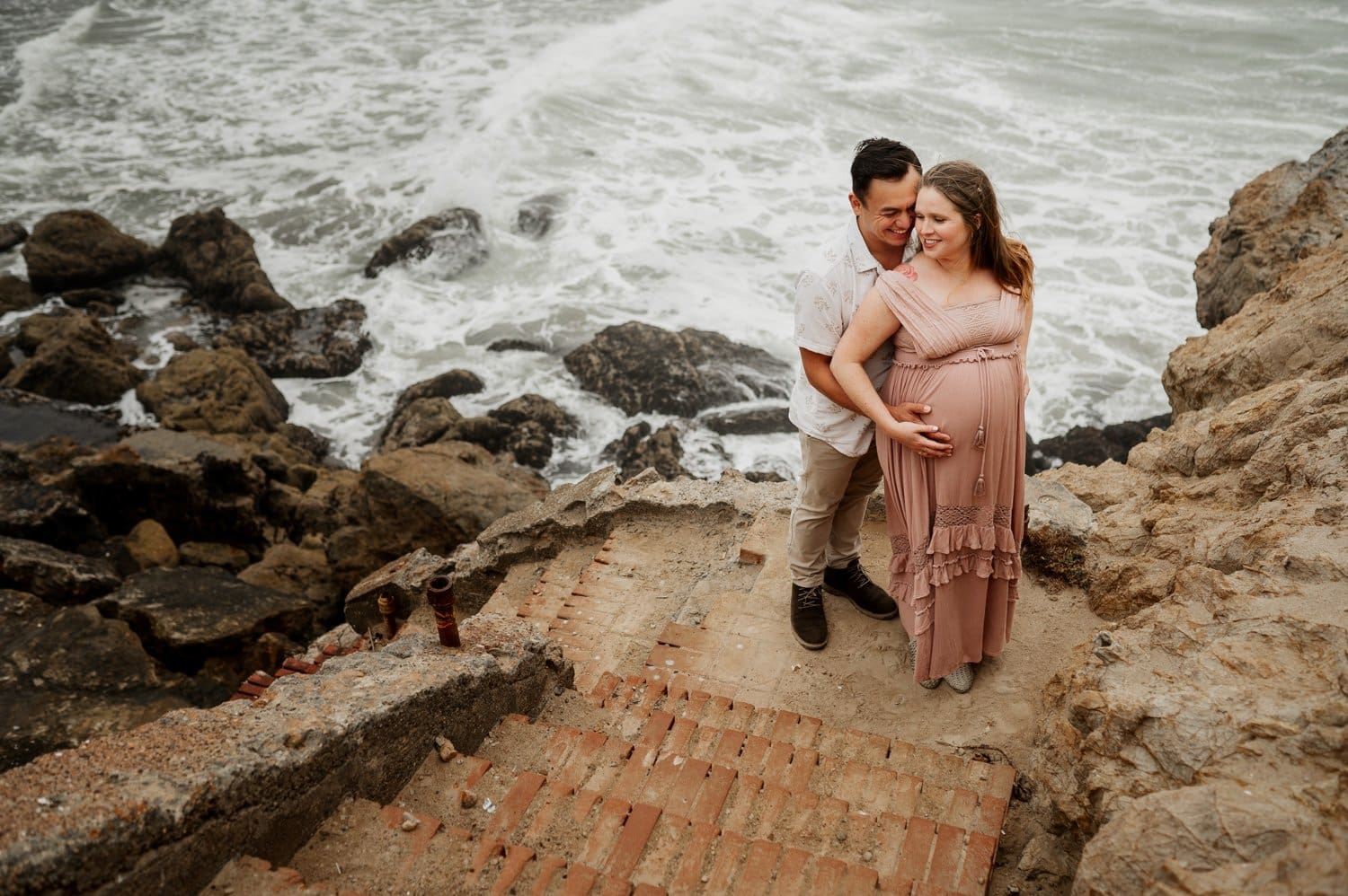 Sutro Bath San Francisco Maternity Session Photography