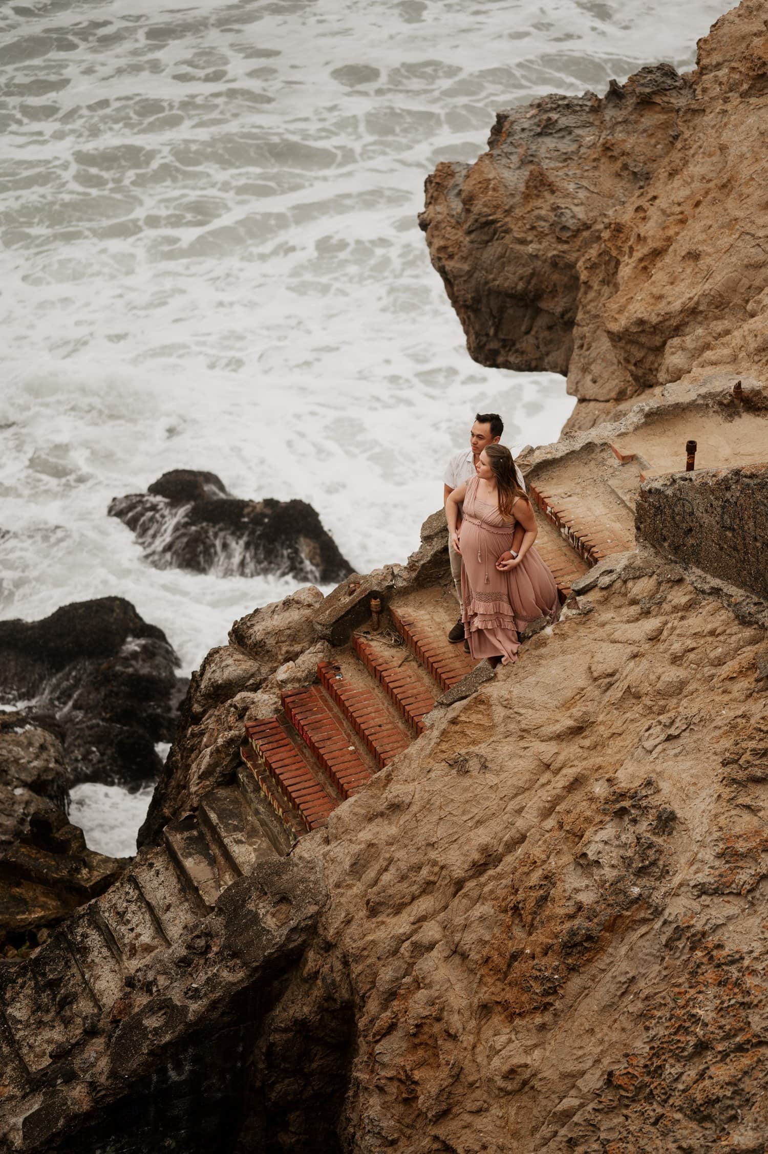 Sutro Bath San Francisco Maternity Session Photography
