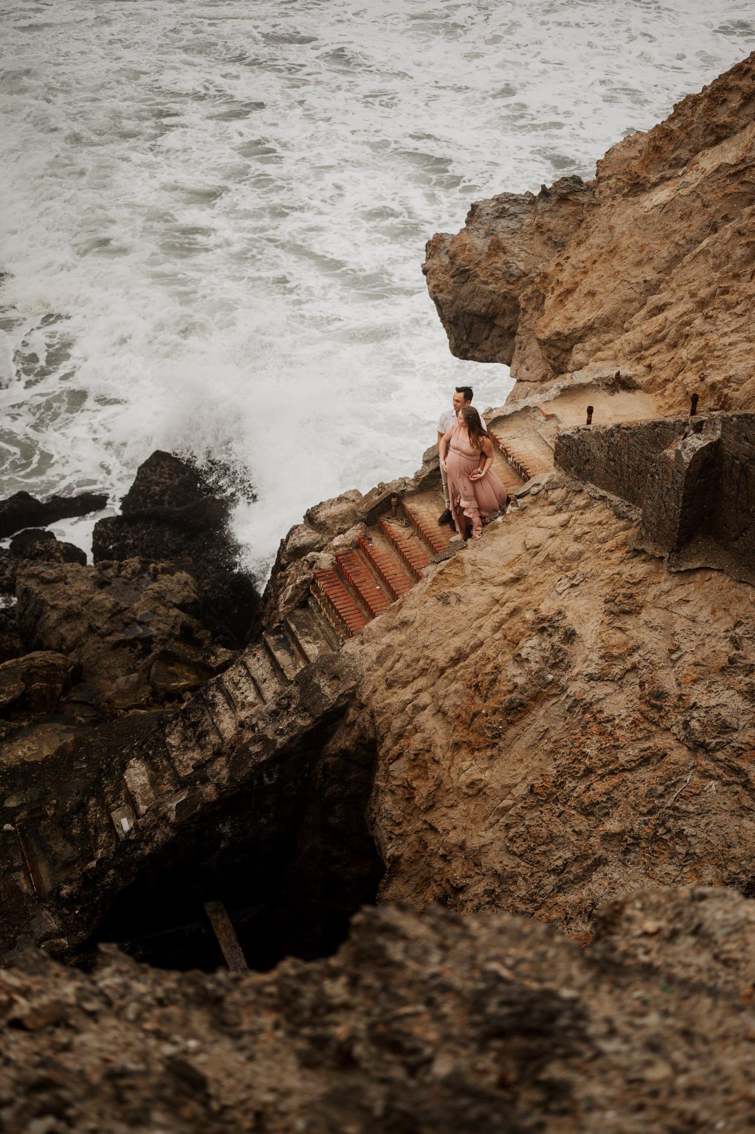 Sutro Bath San Francisco Maternity Session Photography