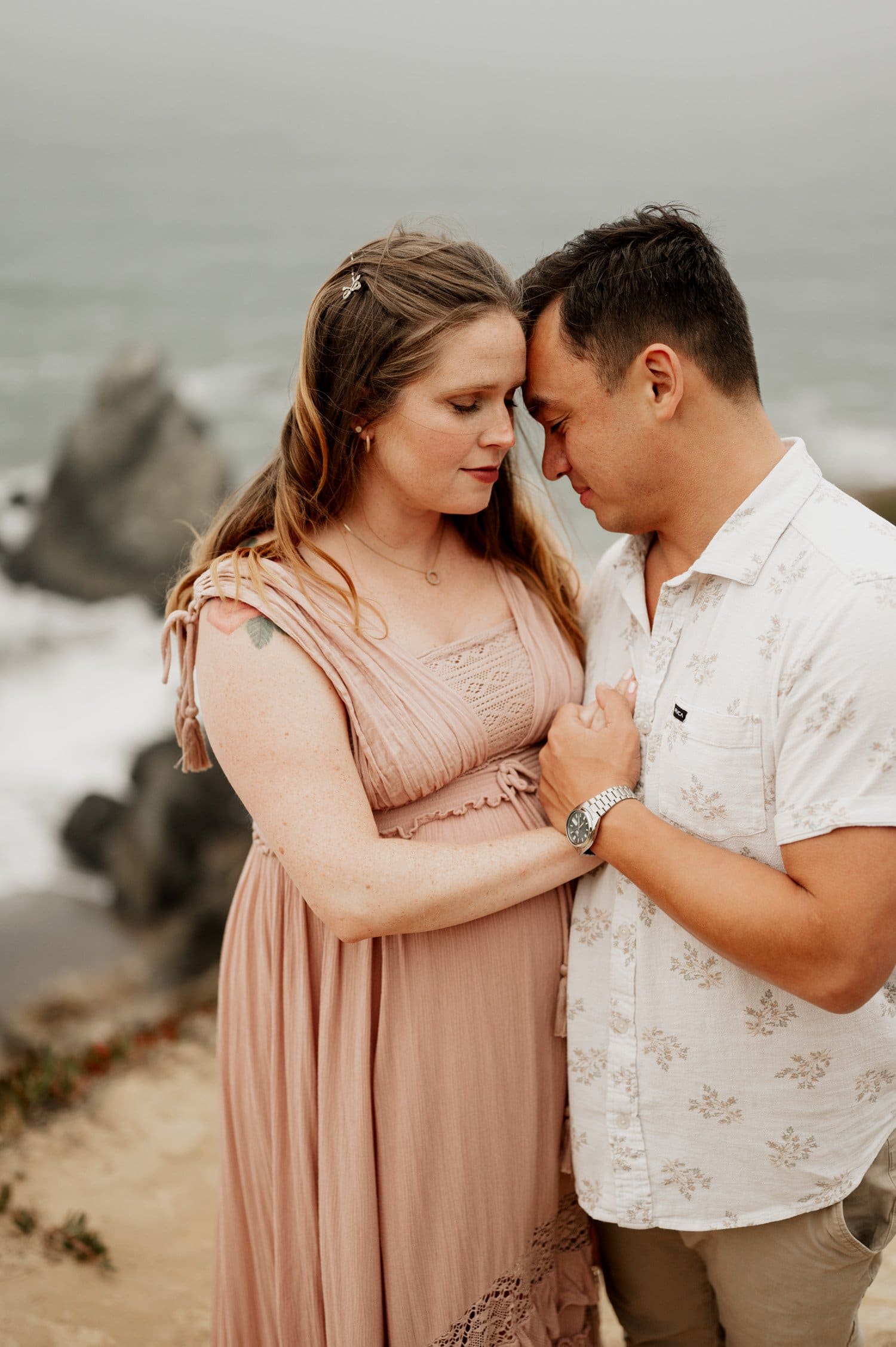 Sutro Bath San Francisco Maternity Session Photography