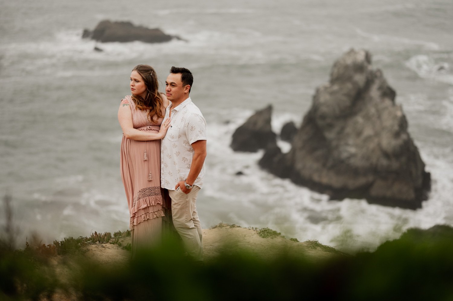 Sutro Bath San Francisco Maternity Session Photography