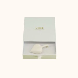 white heart ceramic