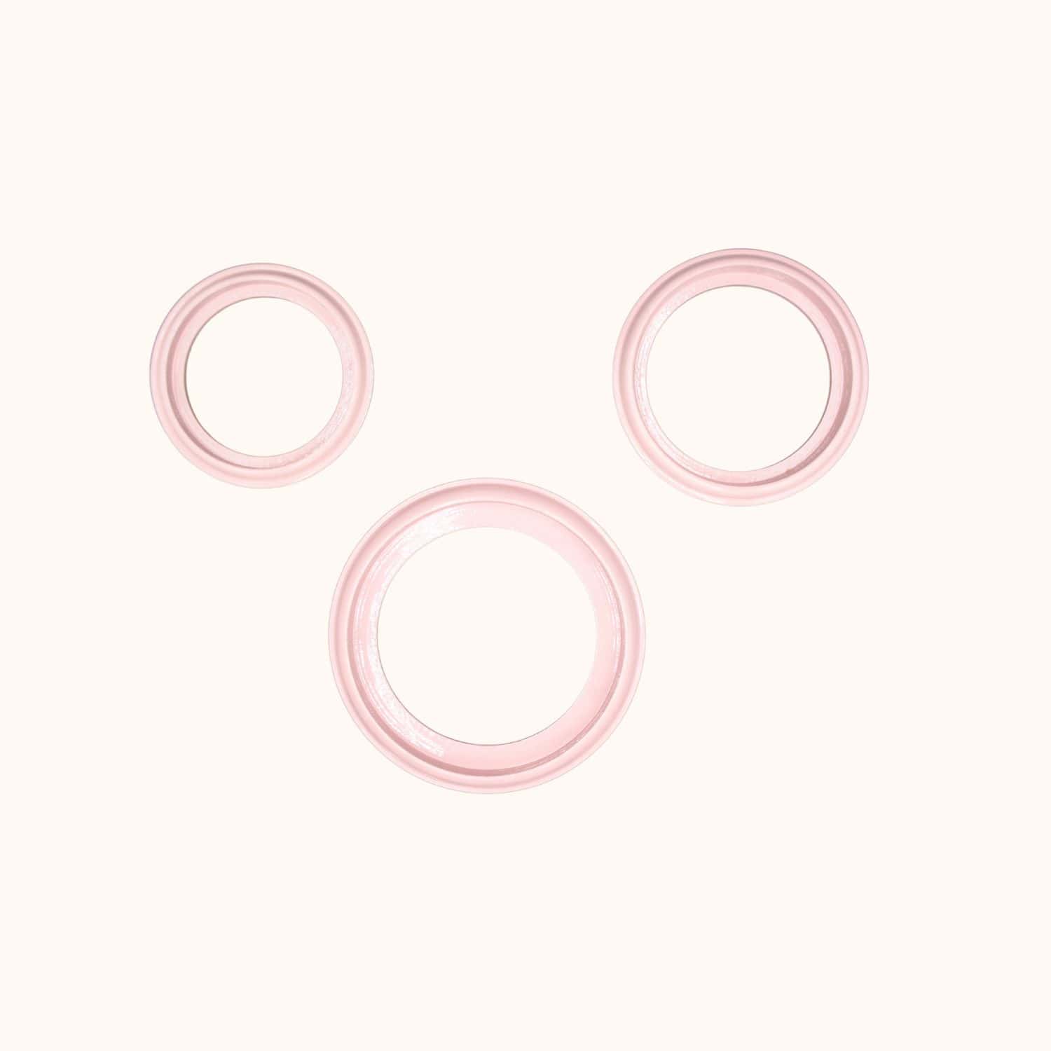 tafelstandaards bij baby kaarsen of voor rose liefhebbers, uitgevoerd in aluminium rose gesp