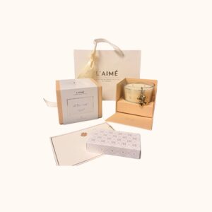 coffret cadeau - juste le parfum - feuille d'or