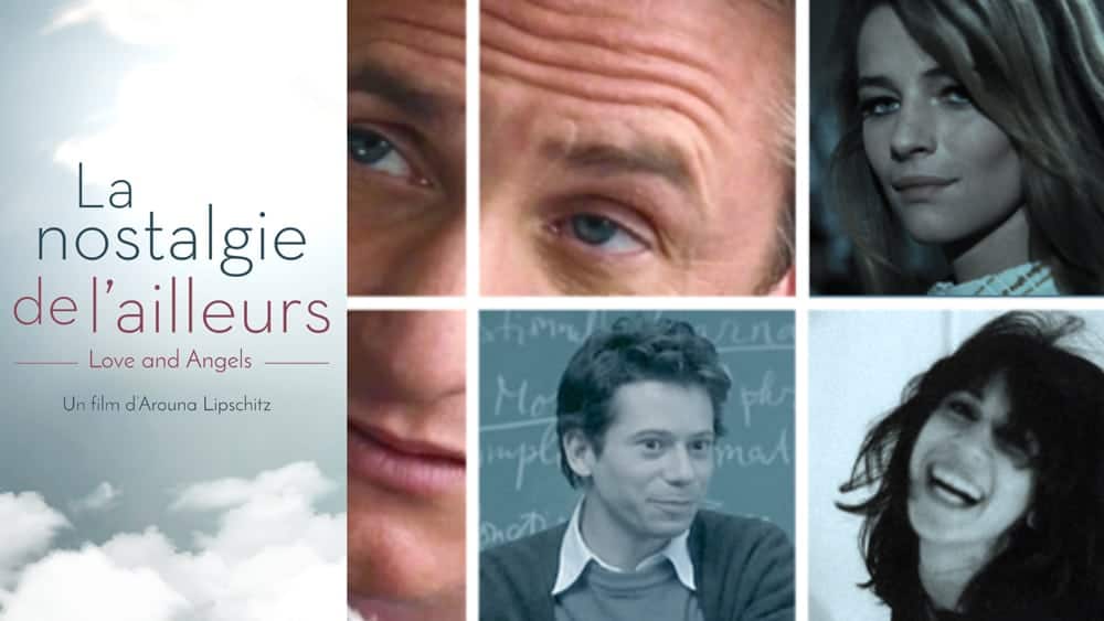Paysage onirique et visages nostalgiques illustrant le film La Nostalgie de l'Ailleurs.