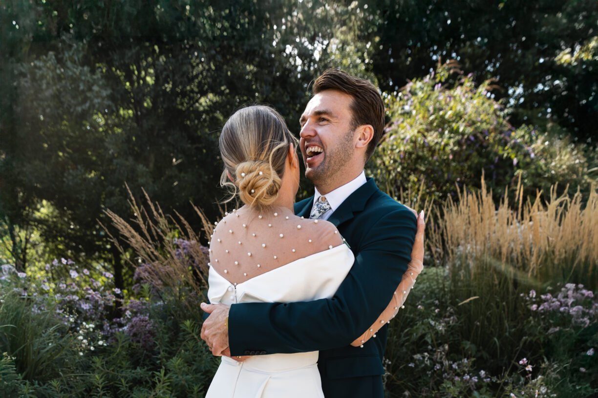 east london photographer riverside stratford wedding couple