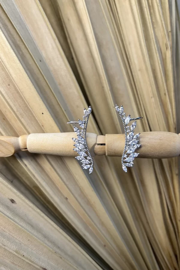Acessório em Metal com Zircônias Brancas