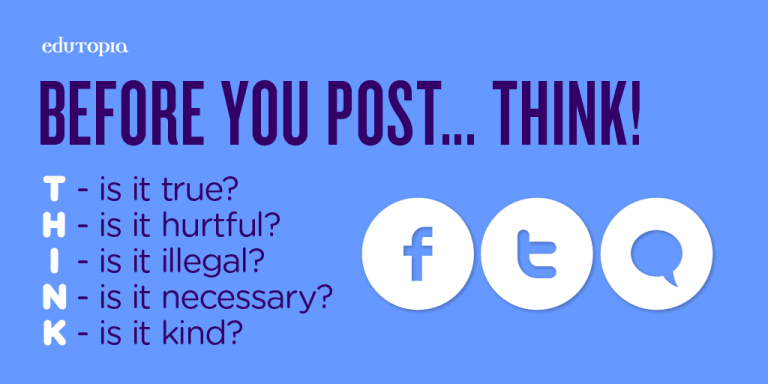 THINK before you post