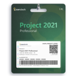 Licendeals digital license card for Project 2021 Professional, RETAIL License, 1 PC. Delivered by email; no physical product is shipped.