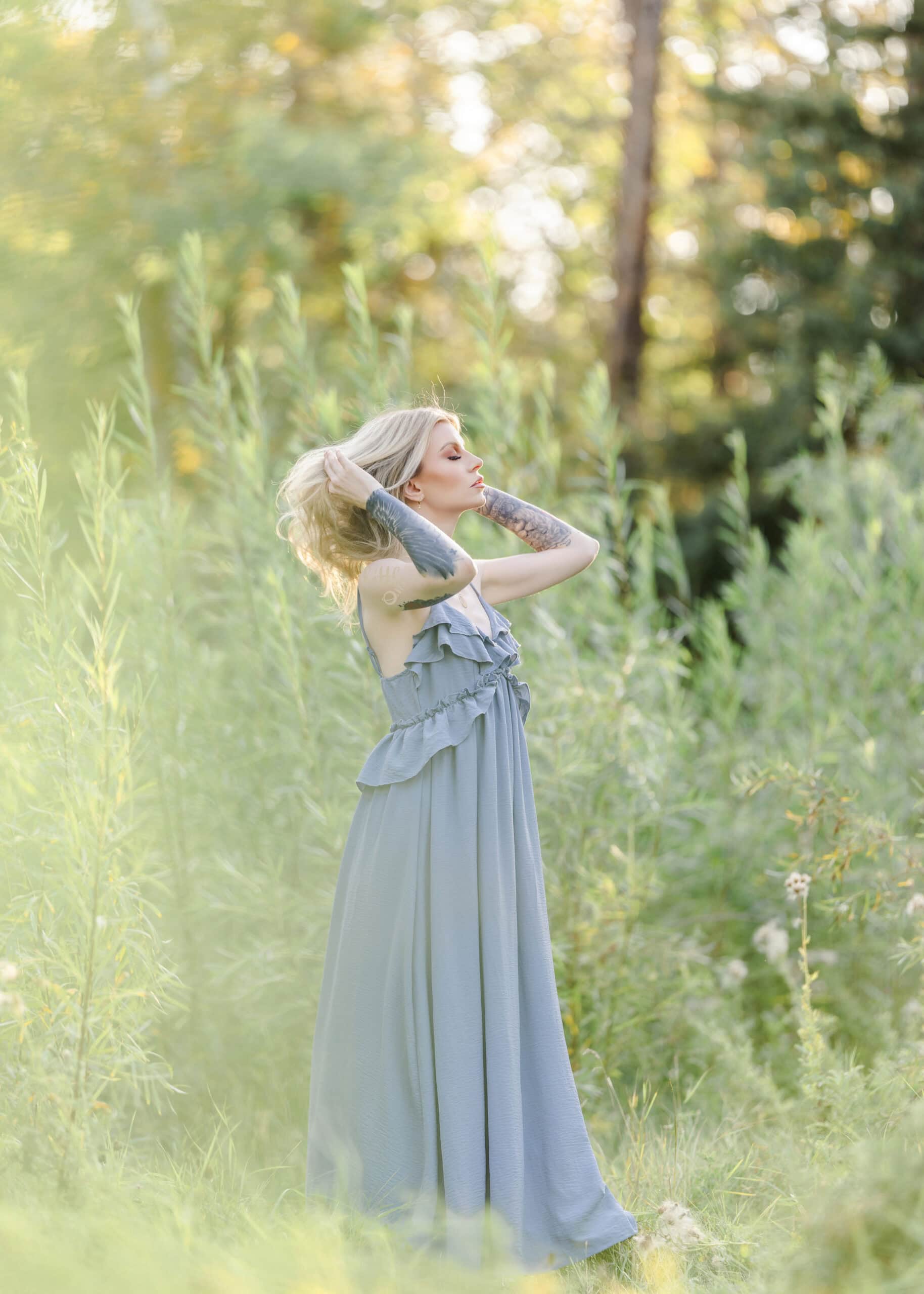 Family photography session in Edmonton's summer time