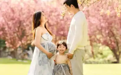 The Best Edmonton Flowers Time for Outdoor Family Photography