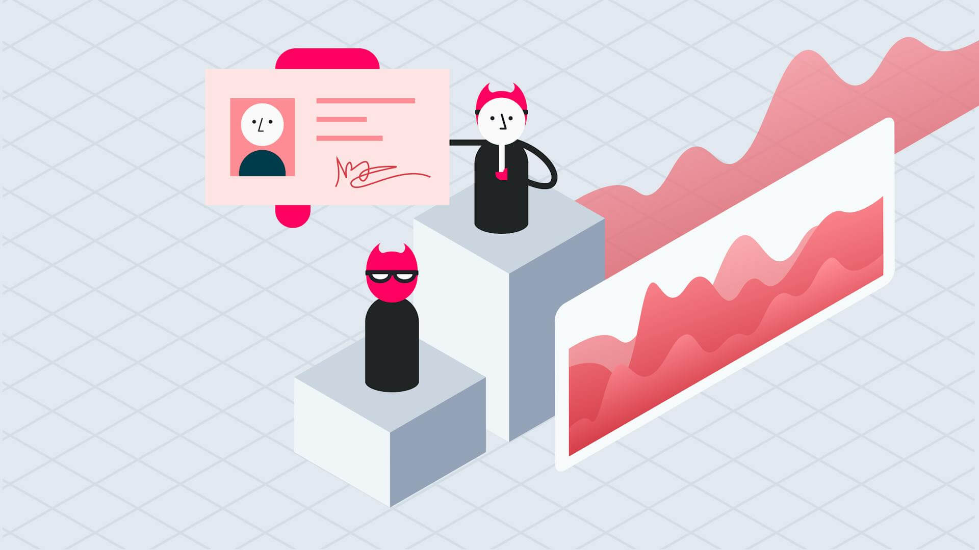 A header image for the blog announcing Veriff's 2021 Identity Fraud Report.