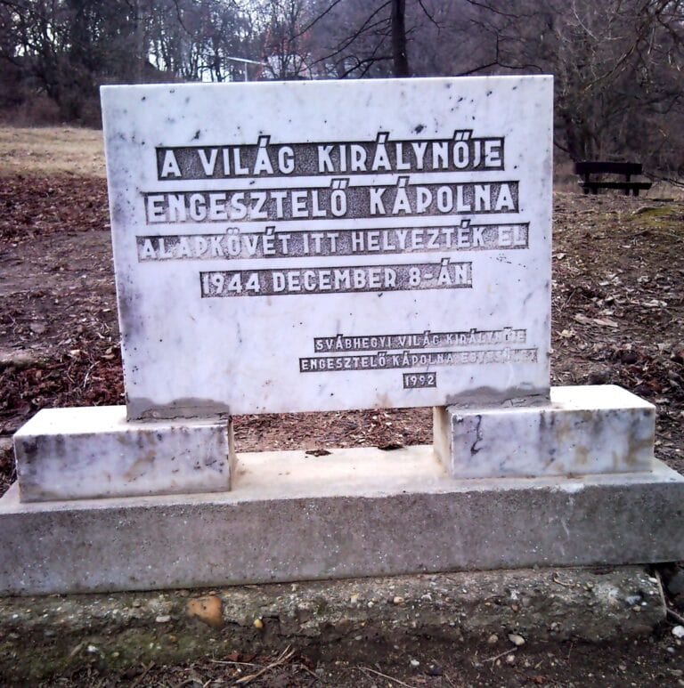 Salamin András: SVÁBHEGYI VILÁG KIRÁLYNŐJE ENGESZTELŐ KÁPOLNA KRÓNIKÁJA