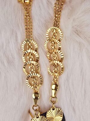 Intricate Filigree Drop Earrings – Traditional Floral Motif (E-004)
