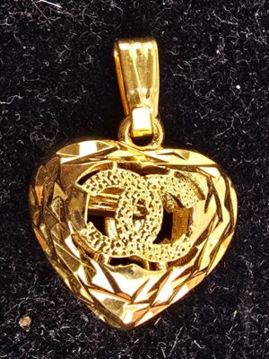 Ornate Heart Pendant – Romantic Collection (P-011-015)