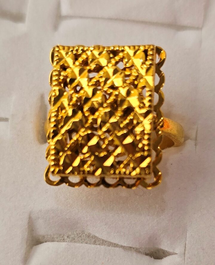 Elegant Gold-Design Statement Ring Collection (R-016-022)
