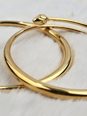 Adjustable Gold-Tone Bangles (B-129)