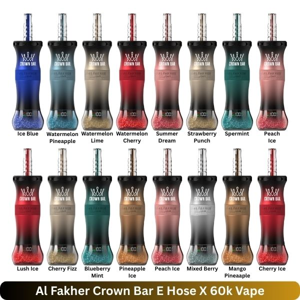 AL Fakher 60K E-Hose X Blue Razz Blast